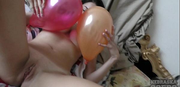  birthday party balloon popping sexy spinner young egle
